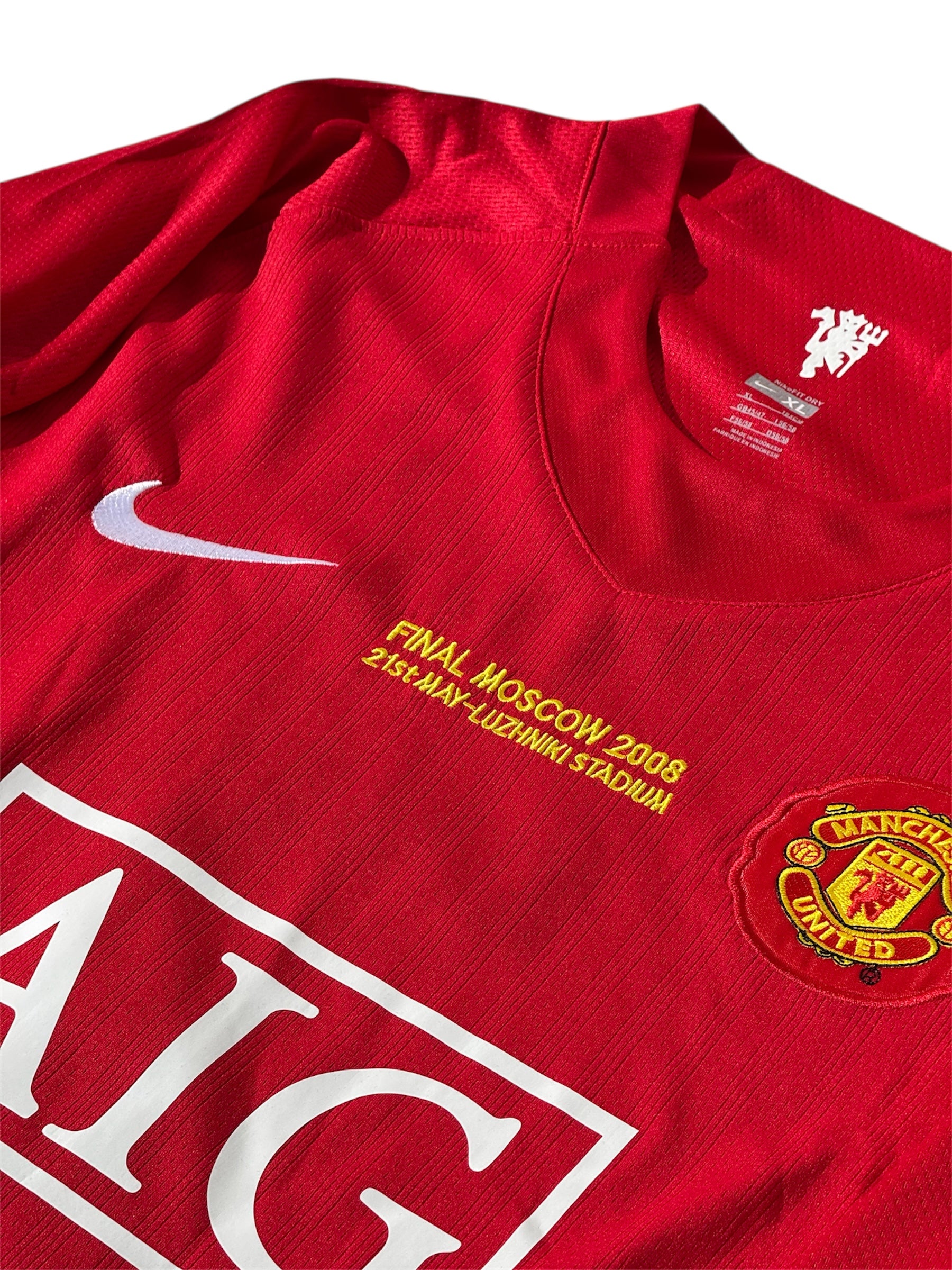 Jersey Manchester United Final de Champions 2007/2008.