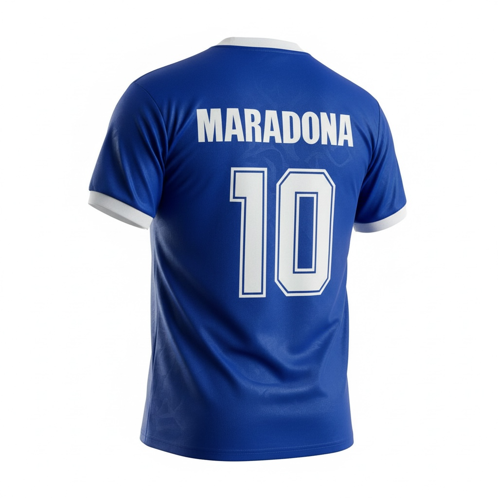 Jersey Argentina 1986 Visitante Azul Marino