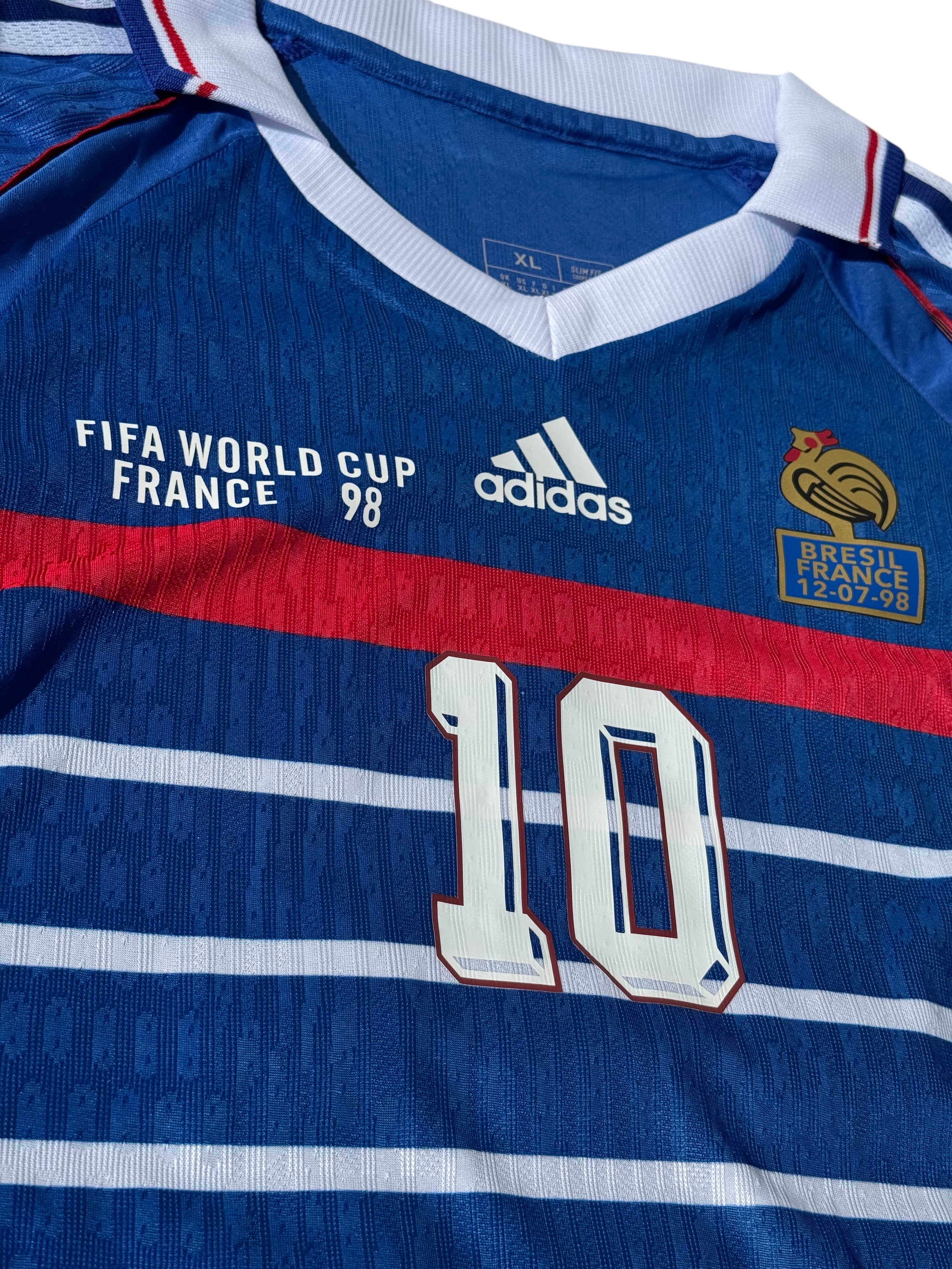 Jersey Local Francia Mundial 1998.