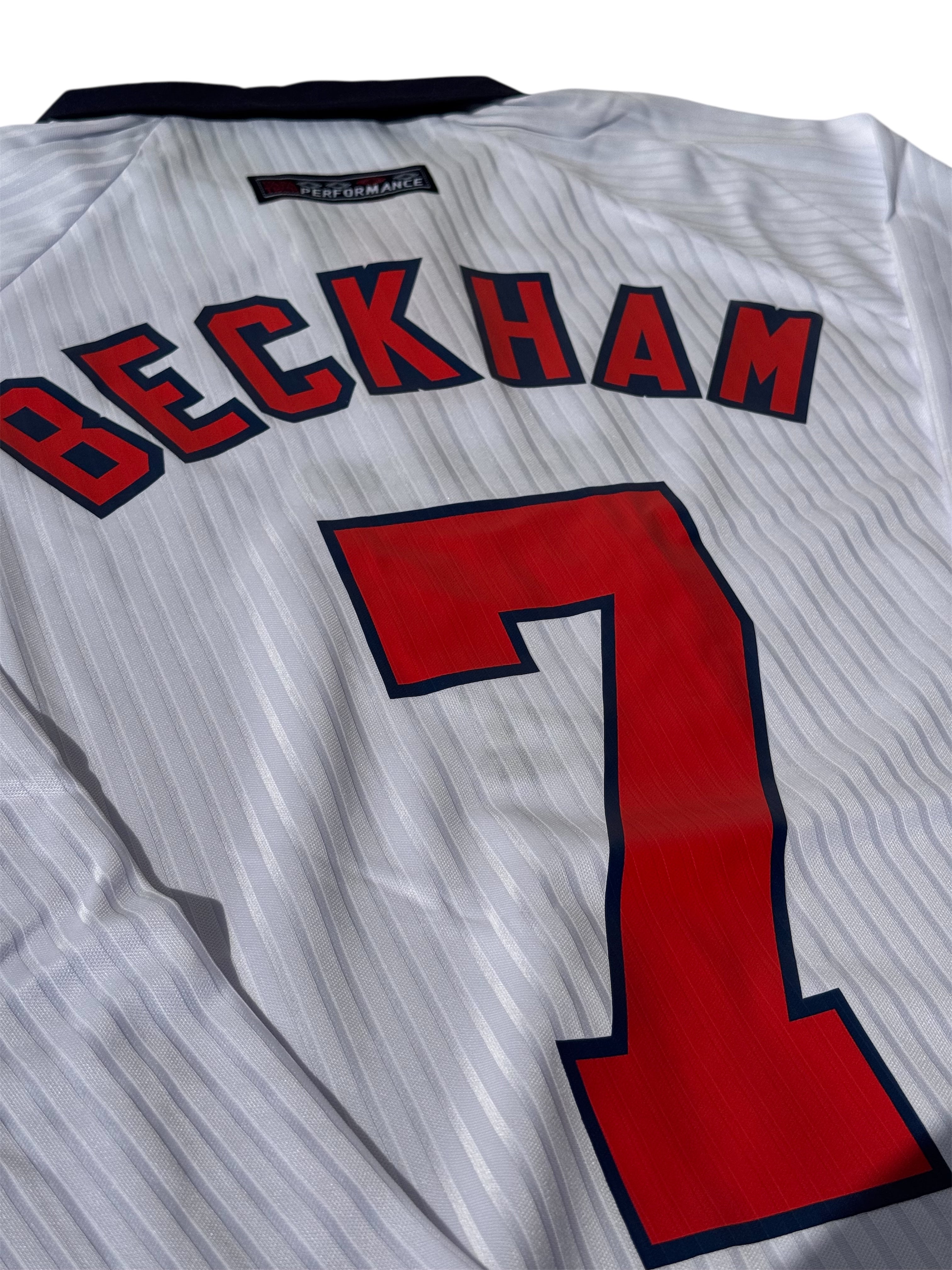 Jersey Retro Inglaterra 1998 David Beckham.