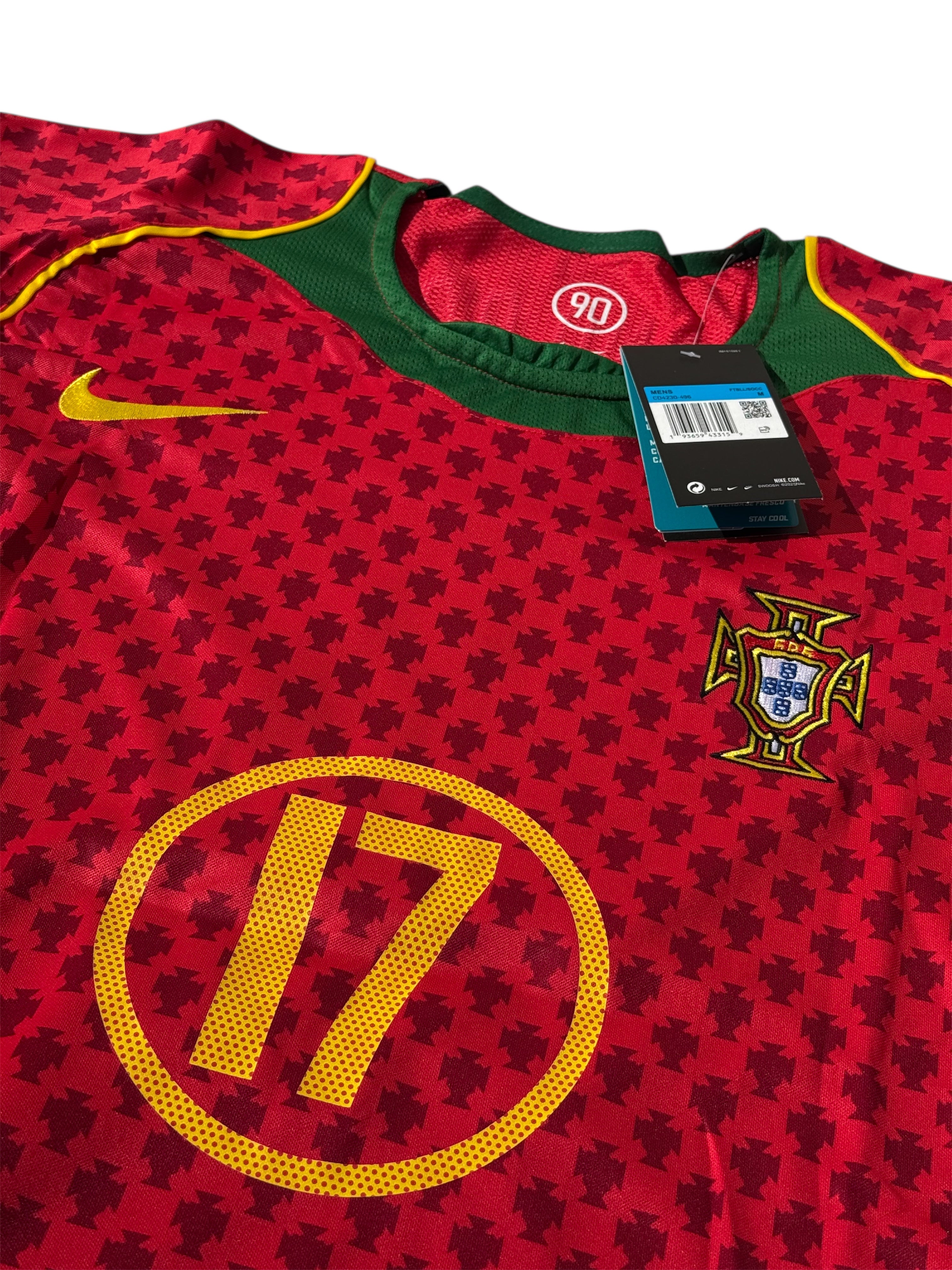 Jersey Portugal 2004 Eurocopa Cristiano Ronaldo 17.